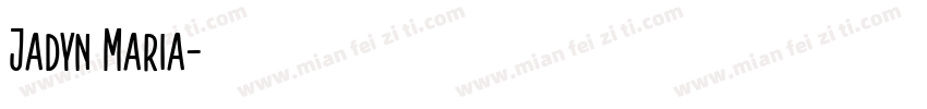 Jadyn Maria字体转换